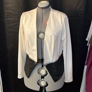 Cream and black Jacket